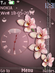 Orchids tema screenshot