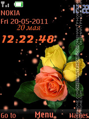 Bright bouquet tema screenshot