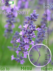 Lavanda tema screenshot