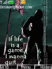 Life is a game 01 theme screenshot