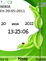 Summer Green tema screenshot