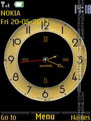 Cool Analog Clock Theme-Screenshot