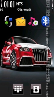 Red Audi 01 theme screenshot