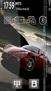 Скриншот темы Alfa Romeo HD