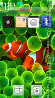 Clown Fish - I Phone Style theme screenshot