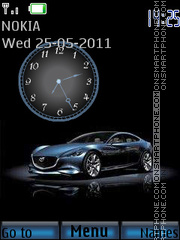 Mazda Clock tema screenshot