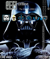 Скриншот темы Darth Vader 02