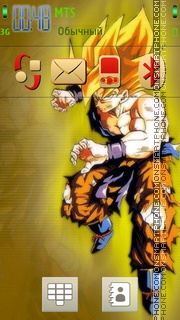 Goku Redish V1 theme screenshot