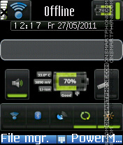 Capture d'écran Mobile desktop v2 thème