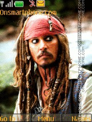 Скриншот темы Jack Sparrow On Stranger Tides