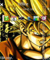 Скриншот темы Goku 07
