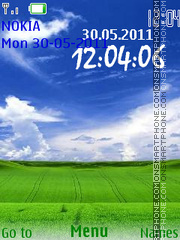 Dawn and Clock tema screenshot