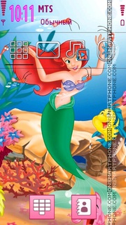 Скриншот темы Mermaid 03