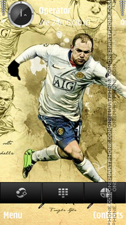 Wayne rooney abstract tema screenshot