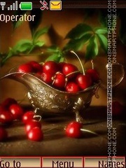 Скриншот темы Sweet cherries