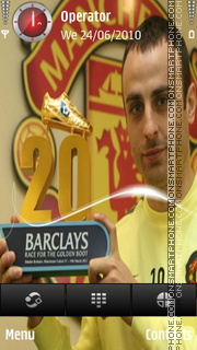 Dimitar Berbatov Top Scorer-20 theme screenshot