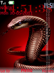 Cobra Clock 01 Theme-Screenshot