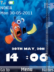 Nemo Clock 01 tema screenshot