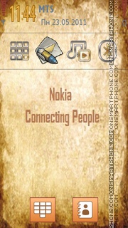 Скриншот темы New Nokia Style Menu