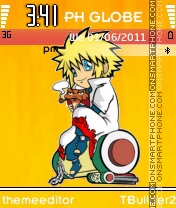 Namikaze Minato - Chibi Theme theme screenshot