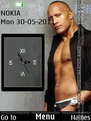 The Rock Clock theme screenshot