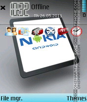 Nokia Android theme screenshot