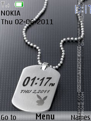 Coulomb Clock tema screenshot