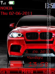 Bmw x6 08 theme screenshot