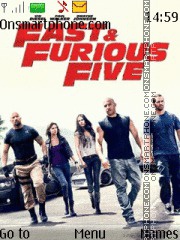 Скриншот темы Fast Five and Tone