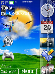 Windows 8 Mobile theme screenshot