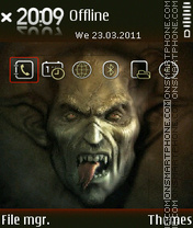 Evil 02 tema screenshot