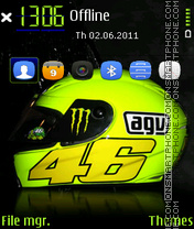 Valentino Rossi 05 theme screenshot