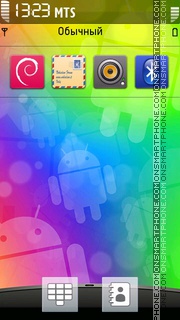 Скриншот темы HTC Android Theme