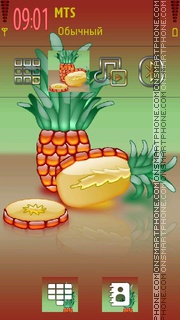 Crystal Pinaple theme screenshot