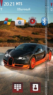 Bugatti V2 tema screenshot