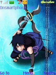 Sasuke Ne theme screenshot