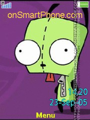 Invader Zim tema screenshot