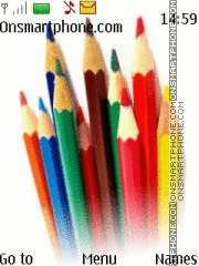 Скриншот темы Crayons