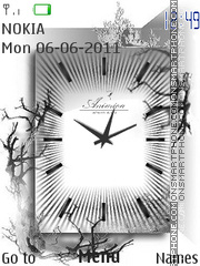 Clock es el tema de pantalla