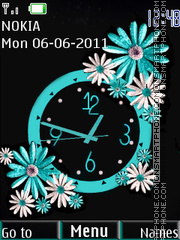 Abstract clock Theme-Screenshot
