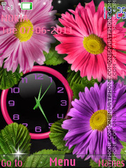 Flowers tema screenshot