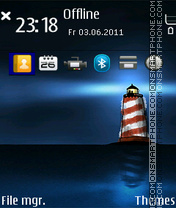 Cute Light House es el tema de pantalla