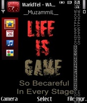 Life Is Game es el tema de pantalla