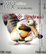 Ice Age 08 theme screenshot