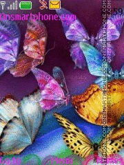 Скриншот темы Butterflies by RIMA39