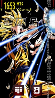 Goku Dragon Ball Z theme screenshot