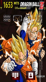 Скриншот темы Goku Vs...
