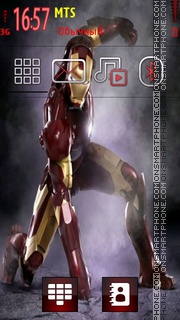 Iron Man Movie theme screenshot