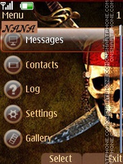 Pirate Man CLK tema screenshot