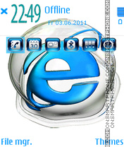 Internet With Tone theme screenshot